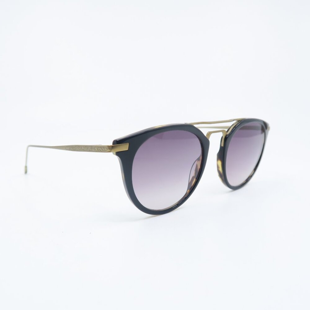 John Varvatos V522 Black Tortoise Grey Gradient Lenses,  Artisan New Sunglasses.